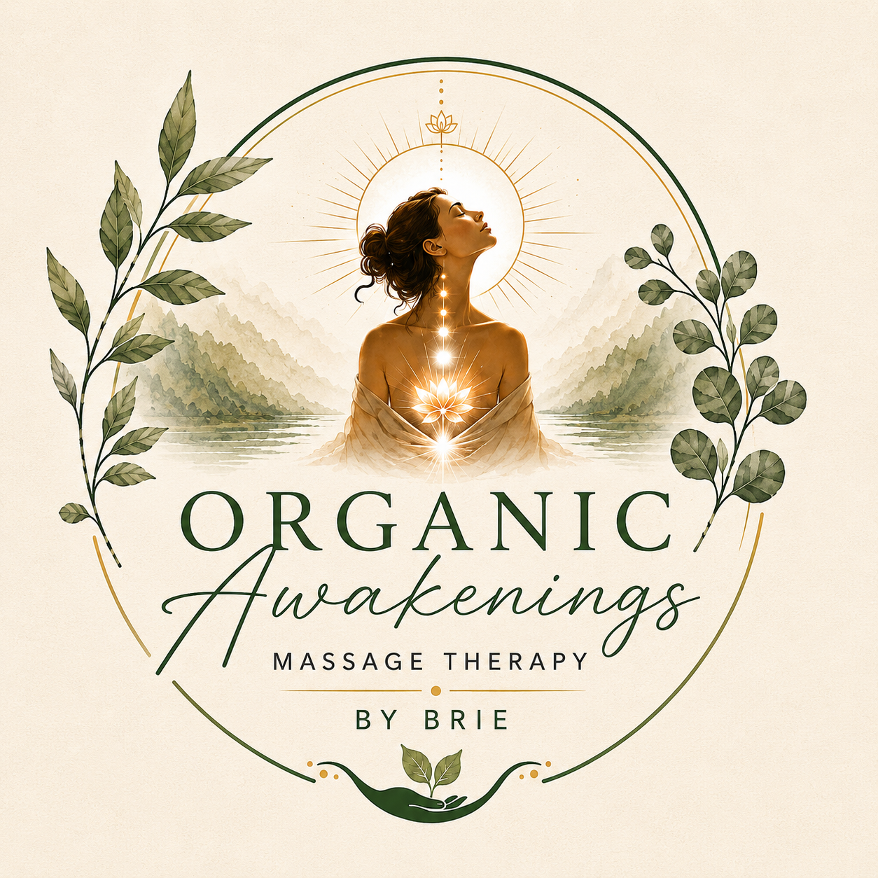 Organic Awakenings Massage Therapy by Brie logo